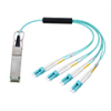 40G QSFP+ to 8LC4LC Full Duplex AOC 